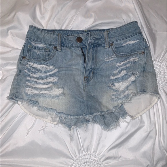 American Eagle Outfitters Pants - American Eagle Hi-Rise distressed Festival shorts